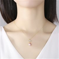 Necklace Gaurosa Woman Fantasy in Silver FN-0216-PK - FN-0216-PK